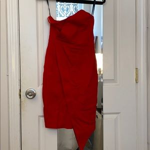 Lulus Red Queen of the City Dress
